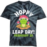 Funny Frog Hoppy Leap Day February 29 Birthday Leap Year Kids Tie-Dye T-Shirt