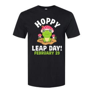 Funny Frog Hoppy Leap Day February 29 Birthday Leap Year Softstyle CVC T-Shirt