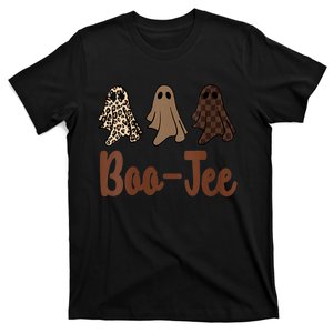 Funny Fall Halloween Ghost Boujee Boo Jee Spooky Season Cute T-Shirt