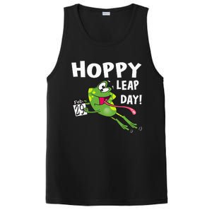 Funny Frog Hoppy Leap Day February 29 Leap Year Birthday PosiCharge Competitor Tank