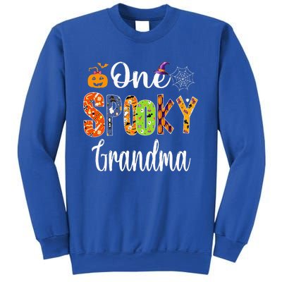 Funny Family Halloween Matching One Spooky Grandma Sweatshirt