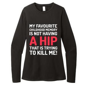 Funny False Hip Surgery Gift Womens CVC Long Sleeve Shirt