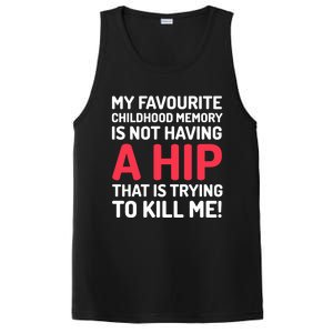 Funny False Hip Surgery Gift PosiCharge Competitor Tank