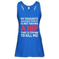 Funny False Hip Surgery Gift Ladies Essential Flowy Tank