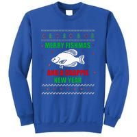 Funny Fishmas Holiday Sweater Festive Fishing Gift Sweatshirt