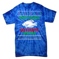 Funny Fishmas Holiday Sweater Festive Fishing Gift Tie-Dye T-Shirt