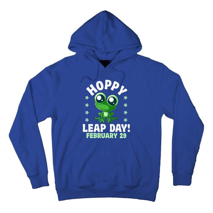 Funny Frog Hoppy Leap Day February 29 Birthday Leap Year Tall Hoodie