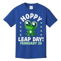 Funny Frog Hoppy Leap Day February 29 Birthday Leap Year Kids T-Shirt