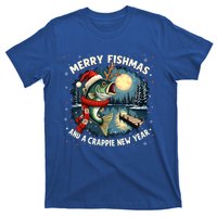 Funny Fishing Holiday Merry Fishmas And A Crappie New Year Gift T-Shirt