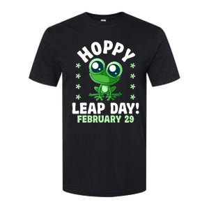 Funny Frog Hoppy Leap Day February 29 Birthday Leap Year Softstyle CVC T-Shirt