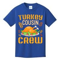 Fruits Flowers Happy Thanksgiving Day Me Turkey Cousin Crew Meaningful Gift Kids T-Shirt