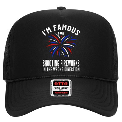 Funny Fireworks Humor Fourth Of July Firework Display Trucker Hat