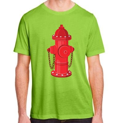 Firefighter Fire Hydrant Firetruck Dog Water Hose Fireman Gift Adult ChromaSoft Performance T-Shirt