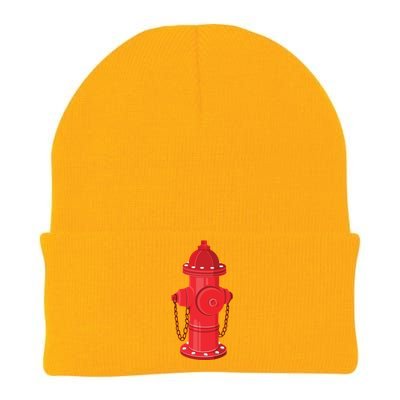 Firefighter Fire Hydrant Firetruck Dog Water Hose Fireman Gift Knit Cap Winter Beanie