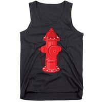 Firefighter Fire Hydrant Firetruck Dog Water Hose Fireman Gift Tank Top