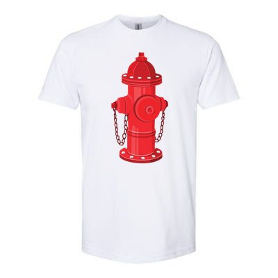 Firefighter Fire Hydrant Firetruck Dog Water Hose Fireman Gift Softstyle CVC T-Shirt