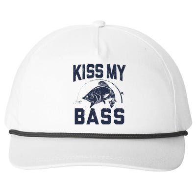 Funny Fishing Heartbeat Cool Fish Fisherman Gift Snapback Five-Panel Rope Hat