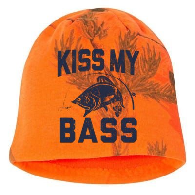 Funny Fishing Heartbeat Cool Fish Fisherman Gift Kati - Camo Knit Beanie