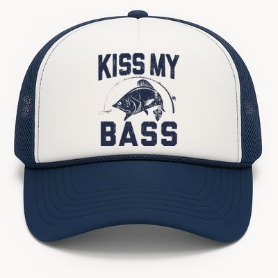 Funny Fishing Heartbeat Cool Fish Fisherman Gift Trucker Hat