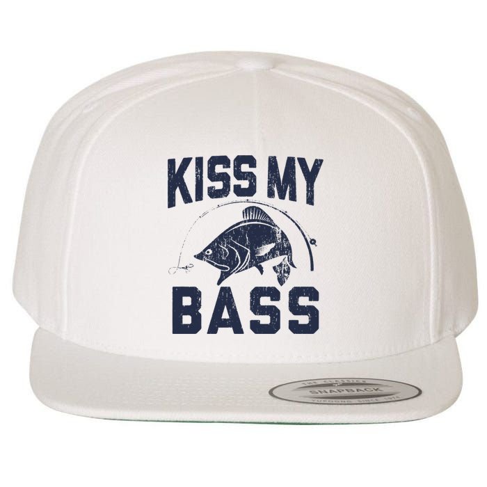 Funny Fishing Heartbeat Cool Fish Fisherman Gift Wool Snapback Cap