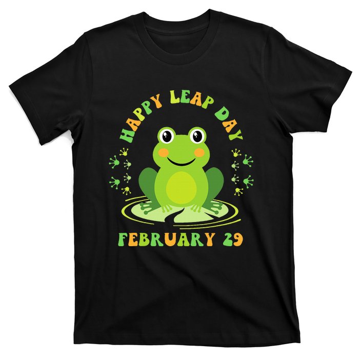 Funny Frog Hoppy Leap Day February 29 Birthday T-Shirt