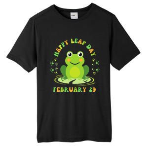 Funny Frog Hoppy Leap Day February 29 Birthday Tall Fusion ChromaSoft Performance T-Shirt