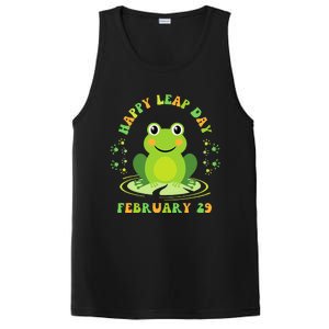 Funny Frog Hoppy Leap Day February 29 Birthday PosiCharge Competitor Tank