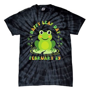 Funny Frog Hoppy Leap Day February 29 Birthday Tie-Dye T-Shirt