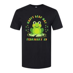 Funny Frog Hoppy Leap Day February 29 Birthday Softstyle CVC T-Shirt