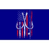 Fisher Fishing Hooks Proud American Flag Fishing Great Gift Bumper Sticker