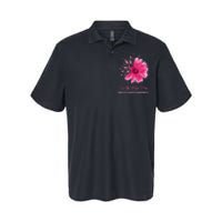 Flower Faith Hope Love Funny Breast Cancer Awareness Softstyle Adult Sport Polo