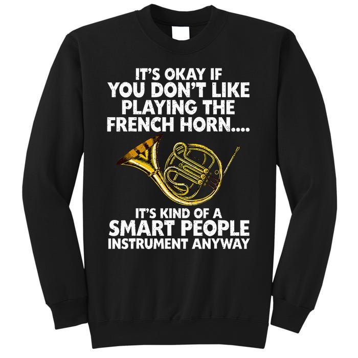 Funny French Horn Art Hornist Jazz Music Lover Sweatshirt