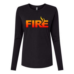 Funny Fire Halloween Costume Family Matching Womens Cotton Relaxed Long Sleeve T-Shirt