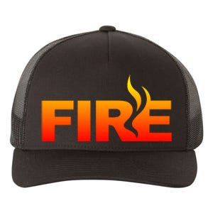 Funny Fire Halloween Costume Family Matching Yupoong Adult 5-Panel Trucker Hat