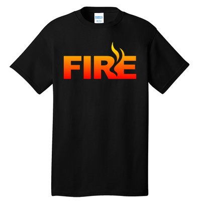 Funny Fire Halloween Costume Family Matching Tall T-Shirt