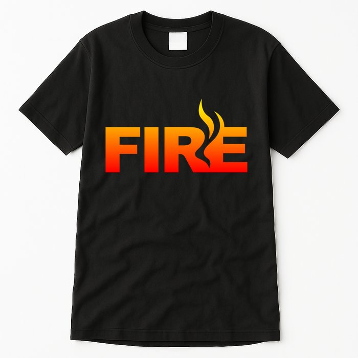 Funny Fire Halloween Costume Family Matching Tall T-Shirt