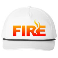 Funny Fire Halloween Costume Family Matching Snapback Five-Panel Rope Hat