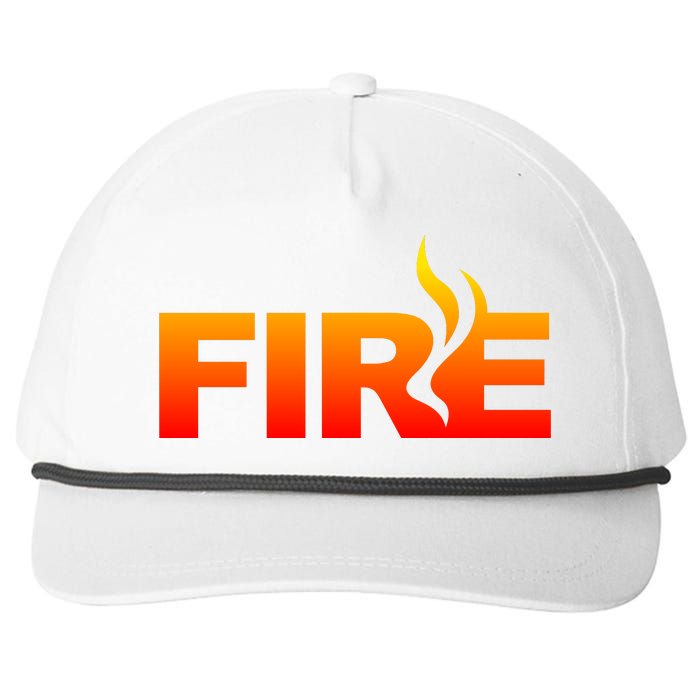 Funny Fire Halloween Costume Family Matching Snapback Five-Panel Rope Hat