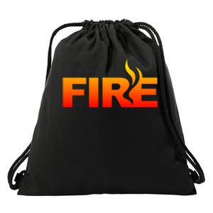 Funny Fire Halloween Costume Family Matching Drawstring Bag