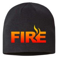 Funny Fire Halloween Costume Family Matching Sustainable Beanie