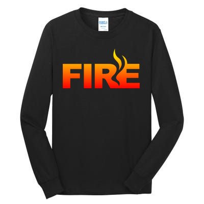 Funny Fire Halloween Costume Family Matching Tall Long Sleeve T-Shirt