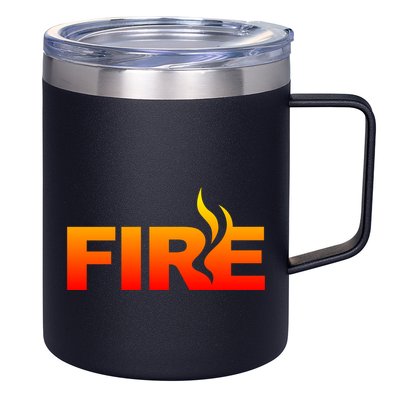 Funny Fire Halloween Costume Family Matching 12oz Stainless Steel Coffee Mug