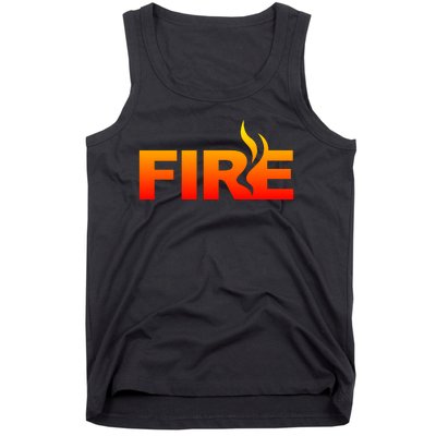 Funny Fire Halloween Costume Family Matching Tank Top