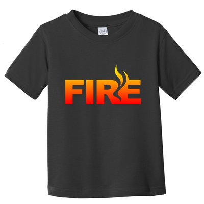 Funny Fire Halloween Costume Family Matching Toddler T-Shirt