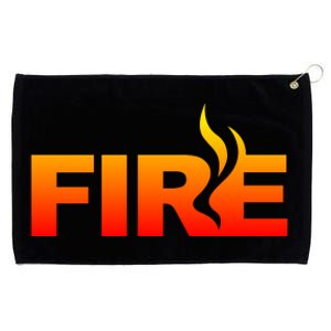 Funny Fire Halloween Costume Family Matching Grommeted Golf Towel