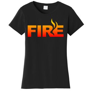 Funny Fire Halloween Costume Family Matching Women's T-Shirt