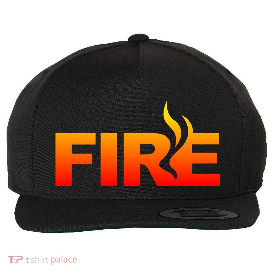 Funny Fire Halloween Costume Family Matching Wool Snapback Cap
