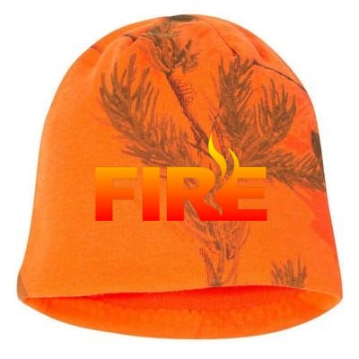 Funny Fire Halloween Costume Family Matching Kati - Camo Knit Beanie