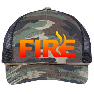 Funny Fire Halloween Costume Family Matching Retro Rope Trucker Hat Cap