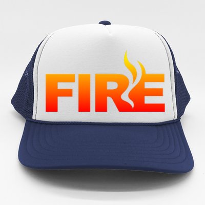 Funny Fire Halloween Costume Family Matching Trucker Hat